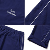 Sports Dept Piping Woven Wide Pants - Navy