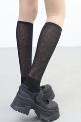 Cien see-through long socks