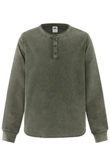Vintage Washed Henry Waffle Tee