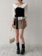 Buttery Off-Shoulder Layered Blouse