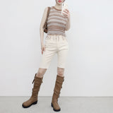 Miju's Fringe Sleeveless Knitwear