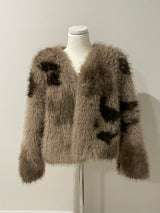 Vintage Leopard Fur Jacket