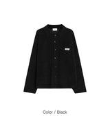 (UNISEX) Corduroy Shirt Cardigan