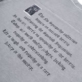 BBD クラッシュドフェイスピグメントTシャツ (Gray)