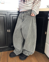 Jiin Vintage Wide denim Pants