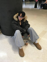 キャンプ ユニセックス ワイドフリースパンツ 3C