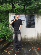 ハードダメージショートスリーブTシャツ3C