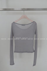 See-Through Thin and Slim T-Shirt