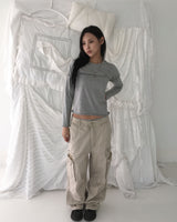 Fild pocket cargo pants