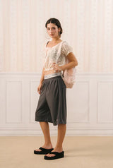 Maggie track pants - charcoal