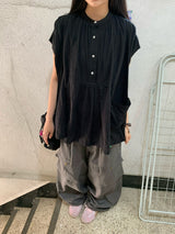 Dot button Blouse