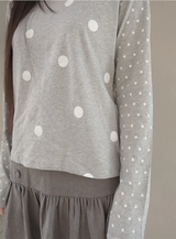 dot raglan tee