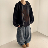 Somyi Bold Dice Graphic Oversized Fit Knitwear