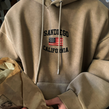  Urban San Diego Embroidery Pigment Overfit Hoodie