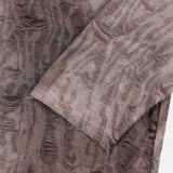 ENOC グランジダイイングショルダースナップ長袖Tシャツ (2 colors)