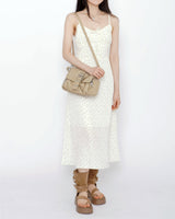 Small Floral Long Bustier Dress 3 Colors