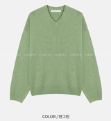 Urban Lambs Wool Overfit V-Neck Knit