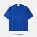 LMN サマーレイヤリングクロップラウンド半袖Tシャツ (11 colors)