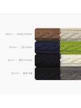 LMN Boutis Loose Fit Twisted Doughnutcracker Knitwear (4 colors)