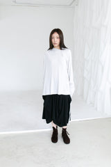 oblique button hood top(3colors)