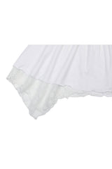 ペタルラッフルドレス white