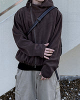 Bio unbalanced corduroy warmer jacket