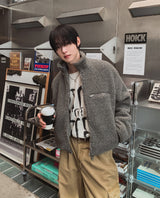 フォグハイネックジッパーフリースジャケット