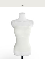 [ built-in bra pads ] 008ベーシックスクエアスリーブトップ