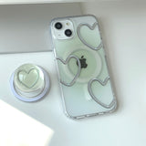 Green - スプリングラブ Magsafe フォーンケース スマホグリップ セット