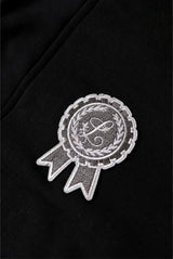 Academy Hood Cardigan (Black)