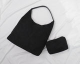 Lean Suede Shoulder Bag (pouch set)