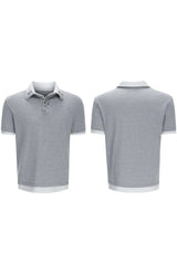 Double Layer Pin Detail Polo