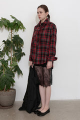 SOFT FLANNEL TIE SHIRT_RED