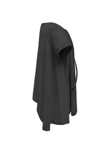  DRAPING TOP . BLACK