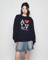 25FW LOVE ADLVスウェットシャツ ブラック