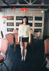 [ID] クラシックボタンスコート (グレー)