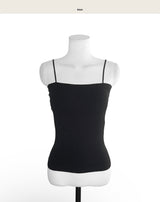 [ built-in bra pads ] 008ベーシックスクエアスリーブトップ