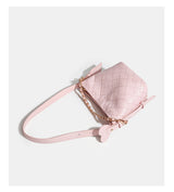 Classic Tweed Quilted Chain Bag - A must-have tweed shoulder bag for formal looks