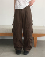 Fite Diagonal Cargo Pocket Wide Pants