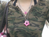 gleaming ツインリトルスターネックレス [pink]