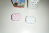 pink dot pattern airpod case 