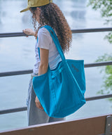 ビッグ キャンバス バッグ (Blue)