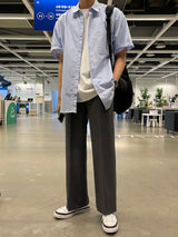 Daily banding wide slacks (4 colors)
