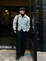INF High-neck cardigan