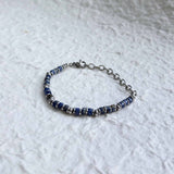 Silver Dot Bead Bracelet