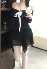 Ruble Off-Shoulder Shirring T-Shirt