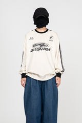 リスポベルベットトラック長袖Tシャツ