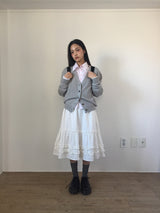 【即日発送】フリルトリムドスカート