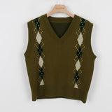 Planning V-Neck Argyle - vt