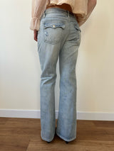 soft bootcut denim pants